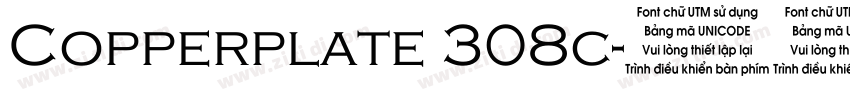 Copperplate 308c字体转换